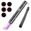 USB Rechargeable Laser Pattern Funny Cat Flashlight With Woods Purple Light Detection Lamp(Black) 1
