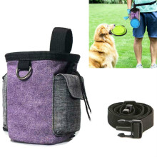 Trainings-Hüfttasche für Haustiere mit Gürtel, tragbar für Ausflüge und als Snacktasche für Haustiere, Spezifikation: Lila Hüfttasche