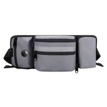 Trainingstasche für Haustiere, Outdoor-Fitness-Tasche für Hundespaziergänge (grau)