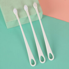 3er-Set Zahnbürsten mit weichem Zahnfleischschutz für Haustiere (Farbe zufällig)