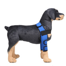 Pet leg and knee protectors for dogs, surgical wound protection sleeves, size: L (classic style (blue))