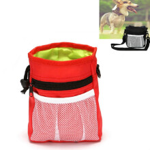 Leckerlitasche/Trainingsgürteltasche für Haustiere, multifunktionale Trainingstasche für Haustiere für Ausflüge (rot)