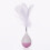 Interactive cat toy - Feathered roly-poly cat wand (white + pink) 1