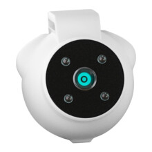 A9 Haustierrekorder mit Tracking- und Wiedergabefunktion, IPX6 wasserdicht (Weiß)