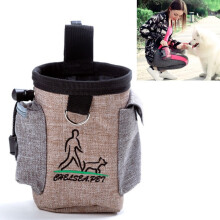 Trainingstasche für Haustiere, multifunktionale Snacktasche für draußen, Haustierbedarf (ingwergelb)