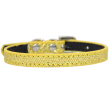 1,5 x 30 cm Collare per gatto con glitter e diamanti, decorazioni, colore: oro senza diamanti