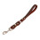 Leather Dog Leash Pet Tow Rope Chain, Style: Without Spring(Coffee) 1