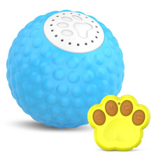 C1 Smart Pet Cat Toy Ball, Light-up Yo-Yo, 5cm Diameter, Remote Control Version (Color: Blue)