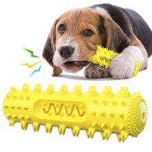 FS-03 Squeaky Pet Toy Dog Teething Stick (Yellow)
