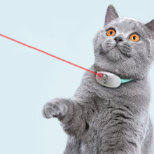 Coiléar Mealltóireachta Cat Léasair Cliste Inchoigeartaithe USB In-athluchtaithe Bata Mealltóireachta Cat Infridhearg (Leagan Béarla)