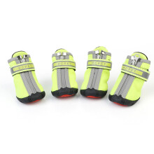 HCPET A1703 Pet Anti-slip and Wear-resistant Paw Shoes for Dogs, Size: 5 (Waterproof, Green)