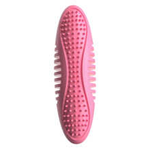 Dog chewable teething toy, pet interaction training toy, dental cleaning toy (rose red)
