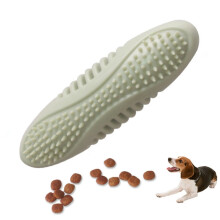 Dog chewable teething toy, pet interaction training toy, dental cleaning toy (green)