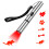 Rechargeable projector cat-teasing flashlight with multiple patterns, stainless steel pet toy flashlight (red light) 1