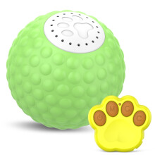 C1 Smart Pet Cat Toy Ball, Light-up Yo-Yo, 5cm Diameter, Remote Control Version (Color: Green)