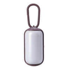 Katzentoilette, Hundekot-Spender, tragbares Müllbeutel-Set zum Auffangen von Hundekot mit 15 Müllbeuteln (grau + kaffee).