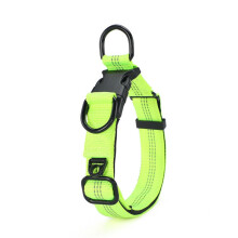 CW1100 Retractable Dog Collar, Size: XL 35-55cm (Fluorescent Green)