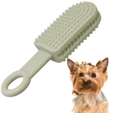 TPR Dog Toy Teething Stick, Durable, Cleansing, Interactive, and Entertaining Toy for Dogs (Green)