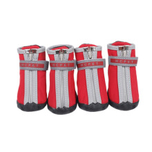 HCPET A1703 Pet Anti-slip and Wear-resistant Paw Shoes for Dogs, Size: 5 (Waterproof, Red)