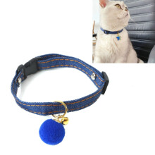 Collare da cowboy per cani e gatti con campanellino, accessori per animali domestici, taglia: S 16-32 cm, stile: piccola palla