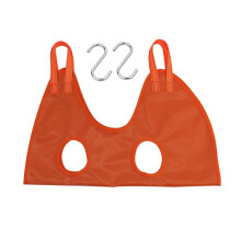 Kleine bis mittelgroße Hängematte aus Polyester für die Tierpflege, Größe: M (orange)