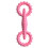 TPR Pet Pull-Ring Teething Stick Toy for Dogs (Rose Red) 1