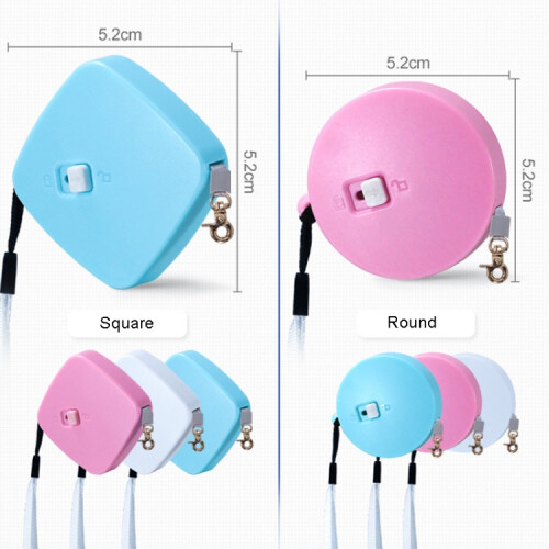 Automatic retractable dog leash/pet leash (round, pink) 2