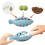 Fish Shape Silicone Cat Toy(Blue) 4