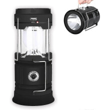 Camping Lantern, Foldable Camping Lamp, Usb And Solar Rechargeable Tent Light Yanlieso
