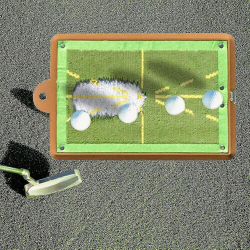 Golf training mat for swing detection, advanced golf impact mat, path feedback golf practice mat 1