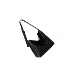 Suede/Lederen Toted Bag Dames Hobos Handtassen Trendy-pu zwart