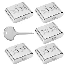 Antidiefstal Type C-poortslot USB C-poortblokkers-5 stuks