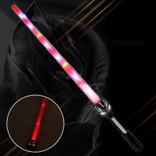 Teleskop-LED-Schwert 40-71 cm, 3xAA Silber