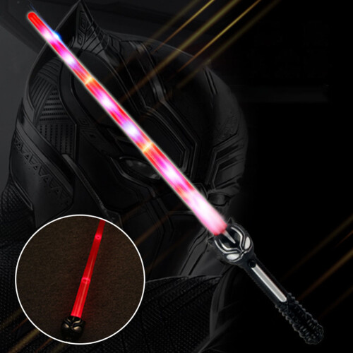 Teleskop-LED-Schwert 40-71 cm, 3xAA Silber