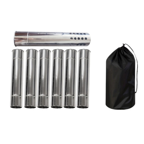 Zwaar type campingschoorsteenaccessoireset Pas de stromen-Set 2
