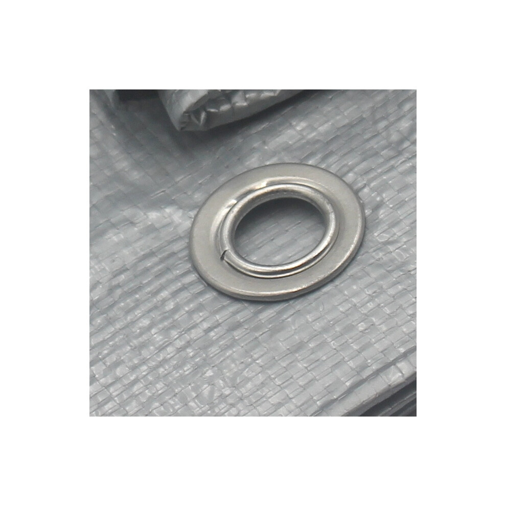 10X12m Silver Tarpaulin 160G/M2 5902815950066