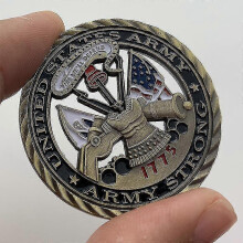 Travel Badge 1775 American Hollow Medal Collection Coin Craft Gold Coin Commemorative Gift