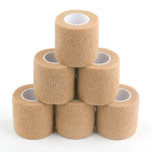 12 Rolls Adhesive Bandage Bag, Self-adhesive Medical Tape, Veterinary Bag, Sports Elastic Band