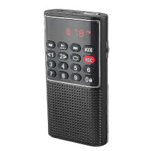 L-328 Small Radio Portable Rechargeable Fm Radio,walkman Mp3 Digital Radio with Recorder,portable Radios Battery Operated with Lock Keys for Jogging