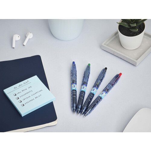 Pilot PILOT B2P Gel Roller Ball Pen and Refills Blue Pack of 5 2