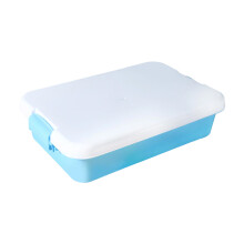 Mehrzweck-Sandwanne, sensorische Aufbewahrungsbox mit-Blau