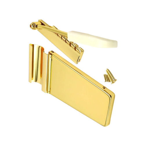 Long Arm Vibrato Tailpiece Musical Instrument-Golden