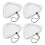 Housses de rechange triangulaires lavables en microfibre pour 1