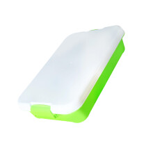 Bac à sable sensoriel pratique avec couvercle, boîte de-Vert