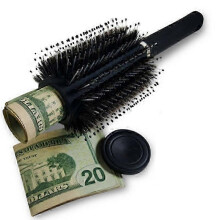 hairbrush with Secret Compartment, Diversion Safe, Diversion Comb Hairbrush, Containing A Stash