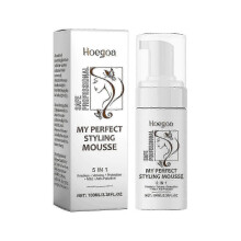 Hydrating Hair Mousse with Hyaluronic Acid & Lemon Extract for Volume, Shine & Refreshing Style