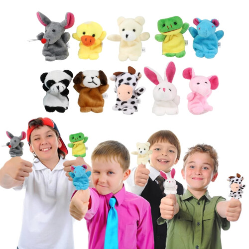 10-pakning påskedyrfingerdukker 2