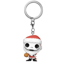 Nightmare Before Christmas Santa Jack Pocket POP Schlüsselanhänger
