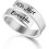 Edelstahl Just Breathe Ring, verstellbare Spiralwicklung 8