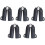 Dewenwils 5 Pcs Adjustable Plant Plastic Connectors for Plant Stakes 16mm 1